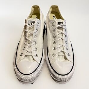 Converse Chuck Taylor Lift Platform Canvas Low Top Sneaker Shoes Womens Size 11